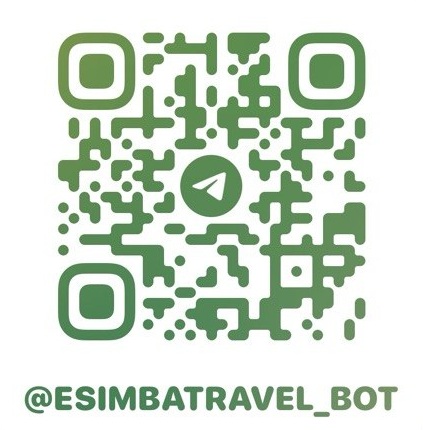 QR-код для Telegram-бота @ESIMBATRAVEL_BOT